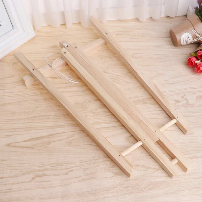 

Wood Easel Advertisement Exhibition Display Shelf Holder Painting Stand 62KA