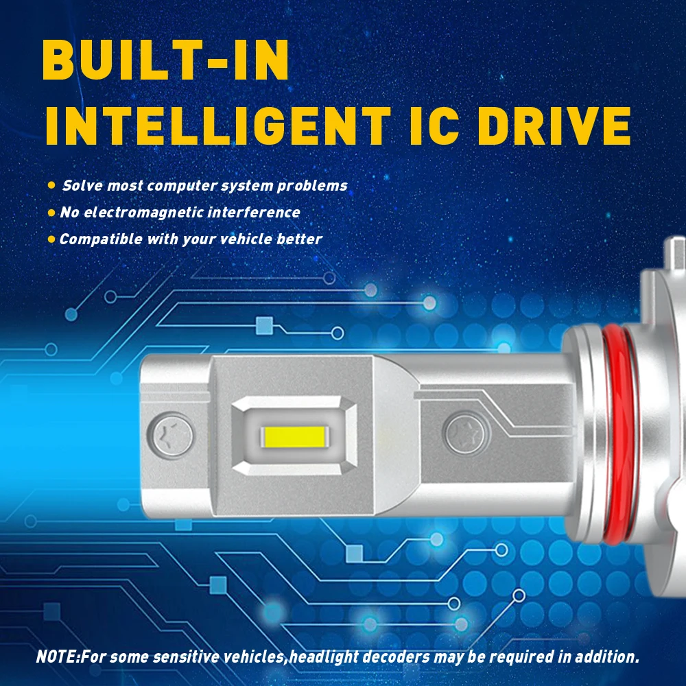 Светодиодсветодиодный лампы для противотумансветильник фар HB3 9005 HB4 H8 H4