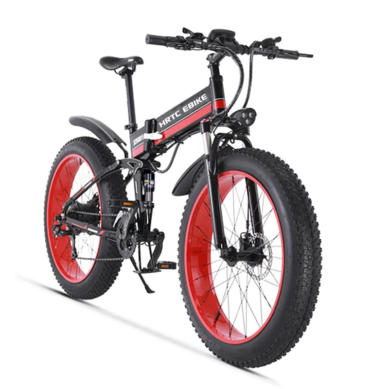 26 дюймов Fat ebike Электрический Снежный велосипед 48 В литиевая батарея Скрытая рама