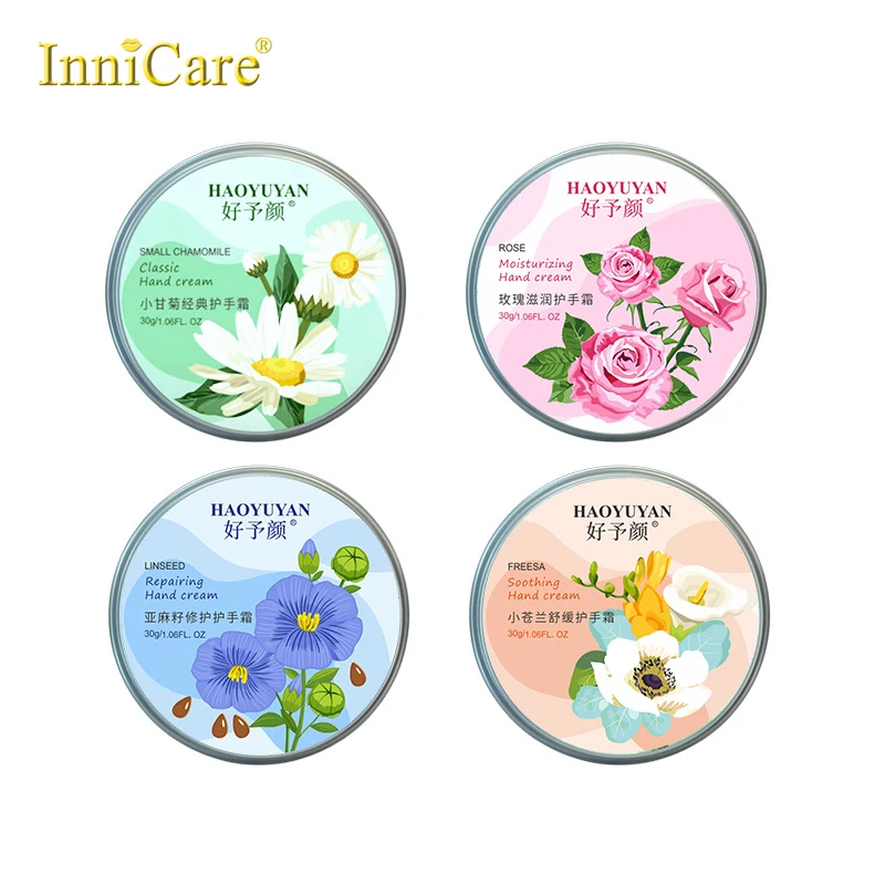 

Aluminum Box Plant Extract Fragrant Hand Cream Antifreeze Moisturizing Anti Crack Men Women Hand And Foot Care