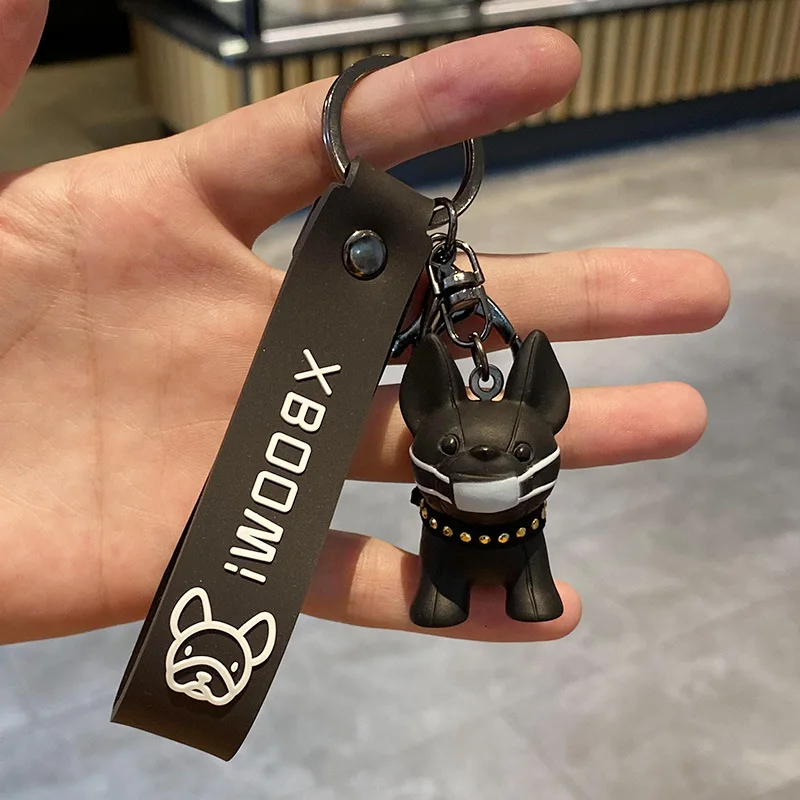 Брелок для ключей в стиле французского панка ювелирный брелок из искусственной