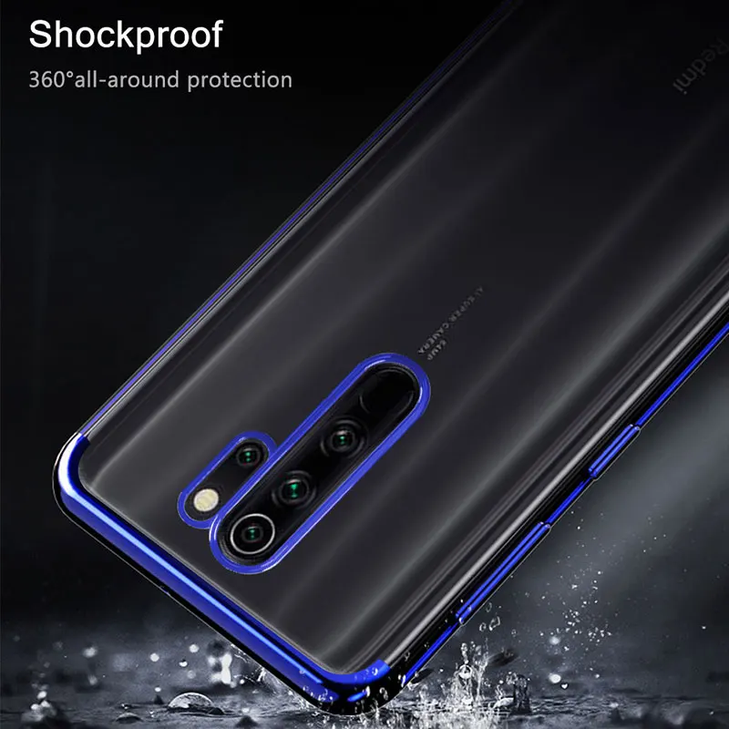 Чехол для Xiaomi Redmi Note 7 6 Pro прозрачный мягкий силиконовый чехол-накладка из ТПУ Note6 8