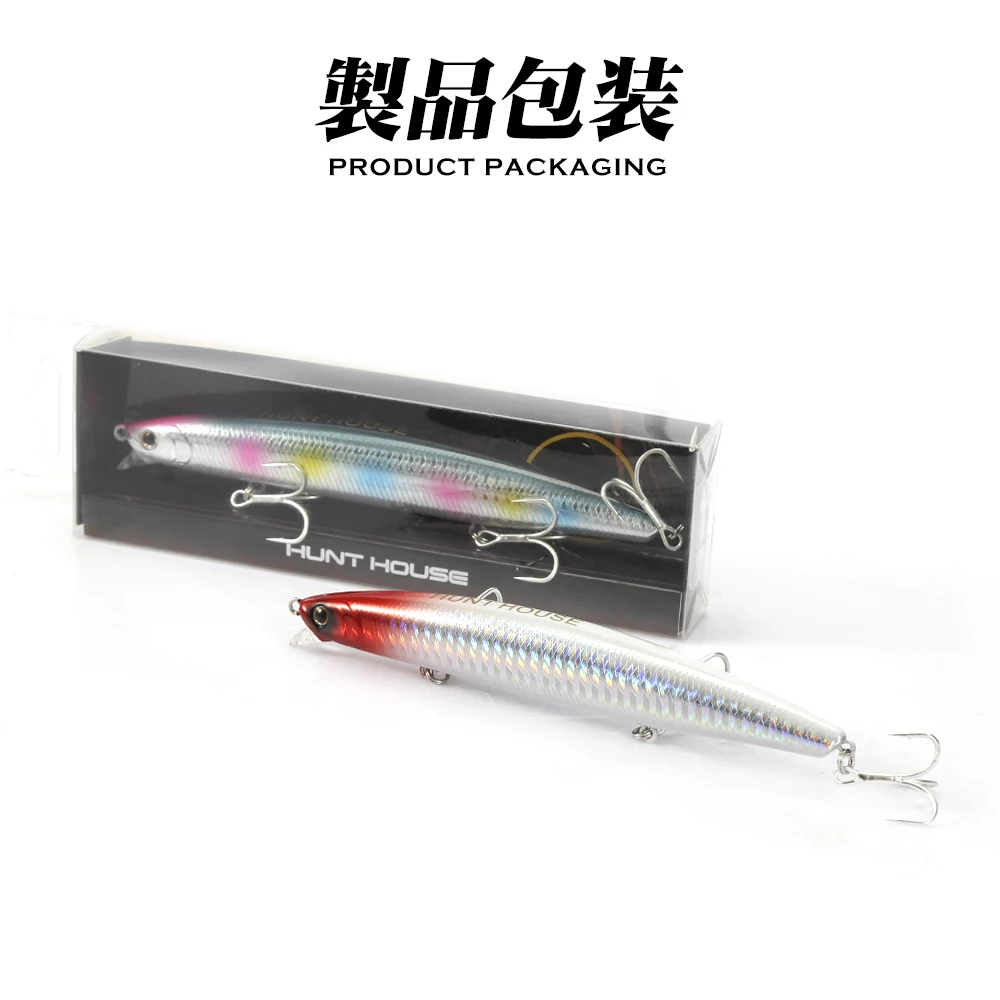Hunthouse плавающая приманка для рыбной ловли Minoow 135 мм 21 г вольфрамовая воблеры