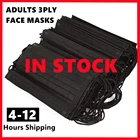 Маски одноразовые трехслойные с фильтром, 10-200 шт.