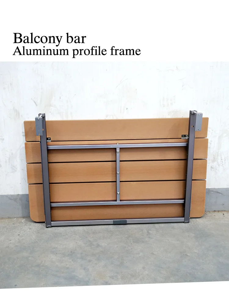 Складной стол с перилами для балкона Удобный Компьютерный дома и бара креативный