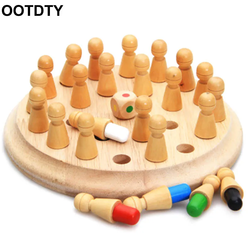 

Wooden Memory Chess Toys Logical Thinking Training Children's Brain Intelligence Development Puzzle Early Education Teaching Aid