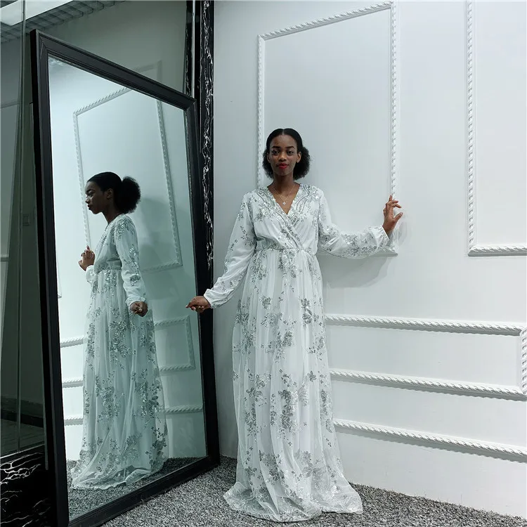 Женская кафтан марокаин мусульманская одежда гамис ваната Женский в африканском