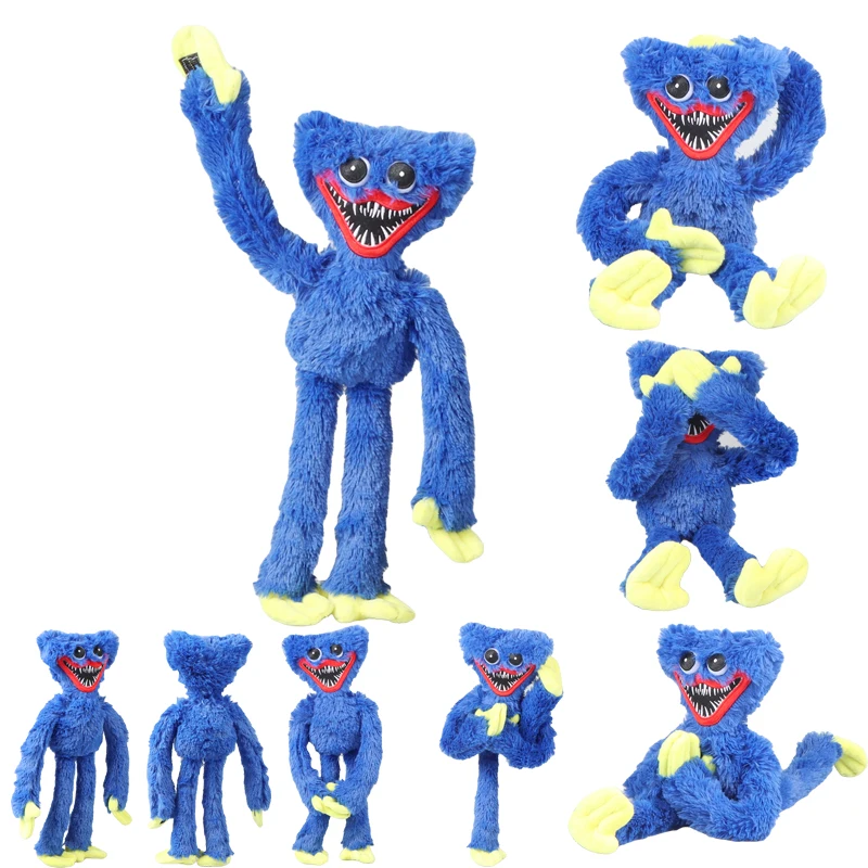 Huggy Wuggy-juguete de peluche de amapola para ni&ntilde;os, mu&ntilde;eco de peluche de personajes de juego, juguete de terror, juguete de miedo con personalidad, suave, para Navidad, 2022-1