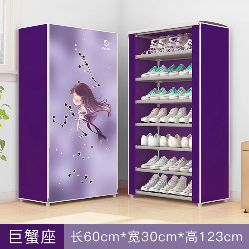 12 созвездий двухрядный высококачественный шкаф для обуви стойка вместительный