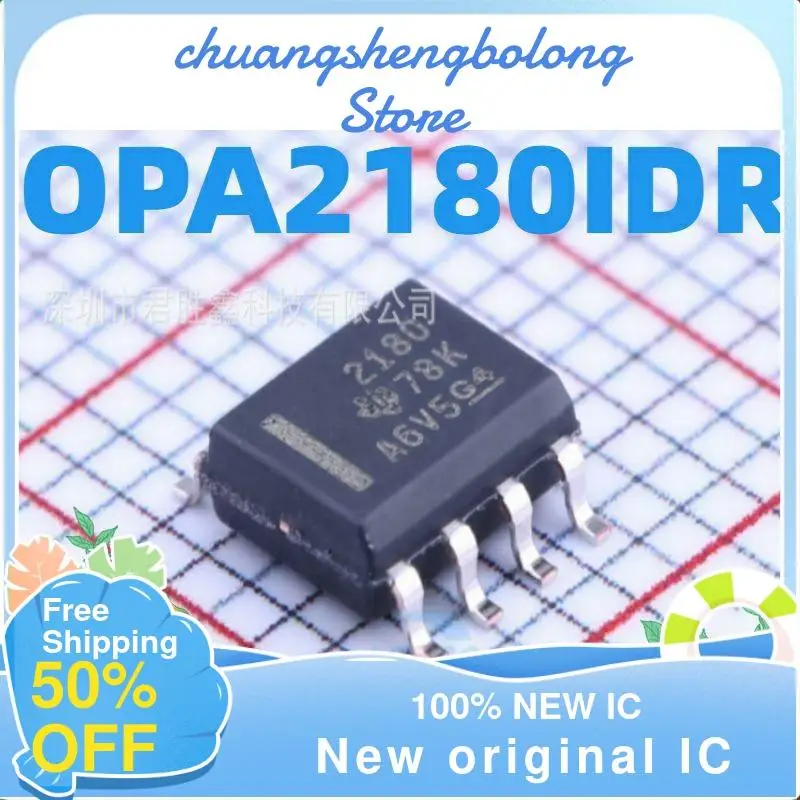 

10-200PCS OPA2180IDR nuevo original