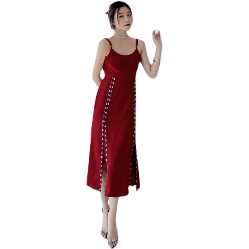 

Will restore ancient ways the harness lumbar backless dress new summer super cool wind skirt