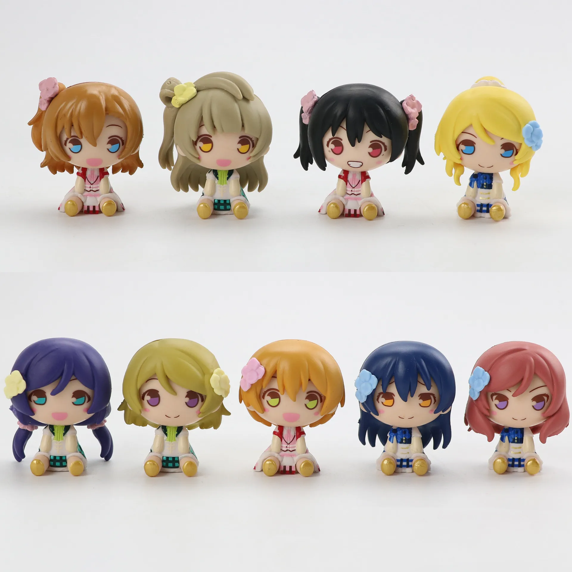 9 шт. Love Live! Экшн фигурка проект школьного идола Q Nozomi Tojo Honoka Kousaka Maki Nishikino Элли