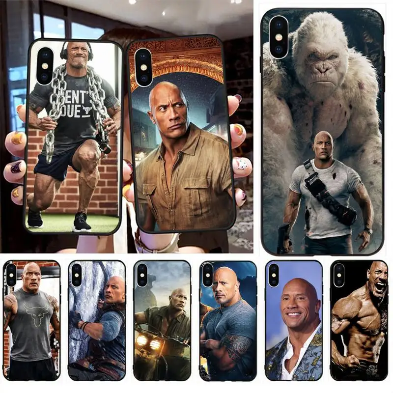 

Dwayne Johnson Phone Case for iphone 12 Mini SE 2020 5 5S 6 6S Plus 7 8 Plus X XR XS 11 Pro Max Fundas Coque cover
