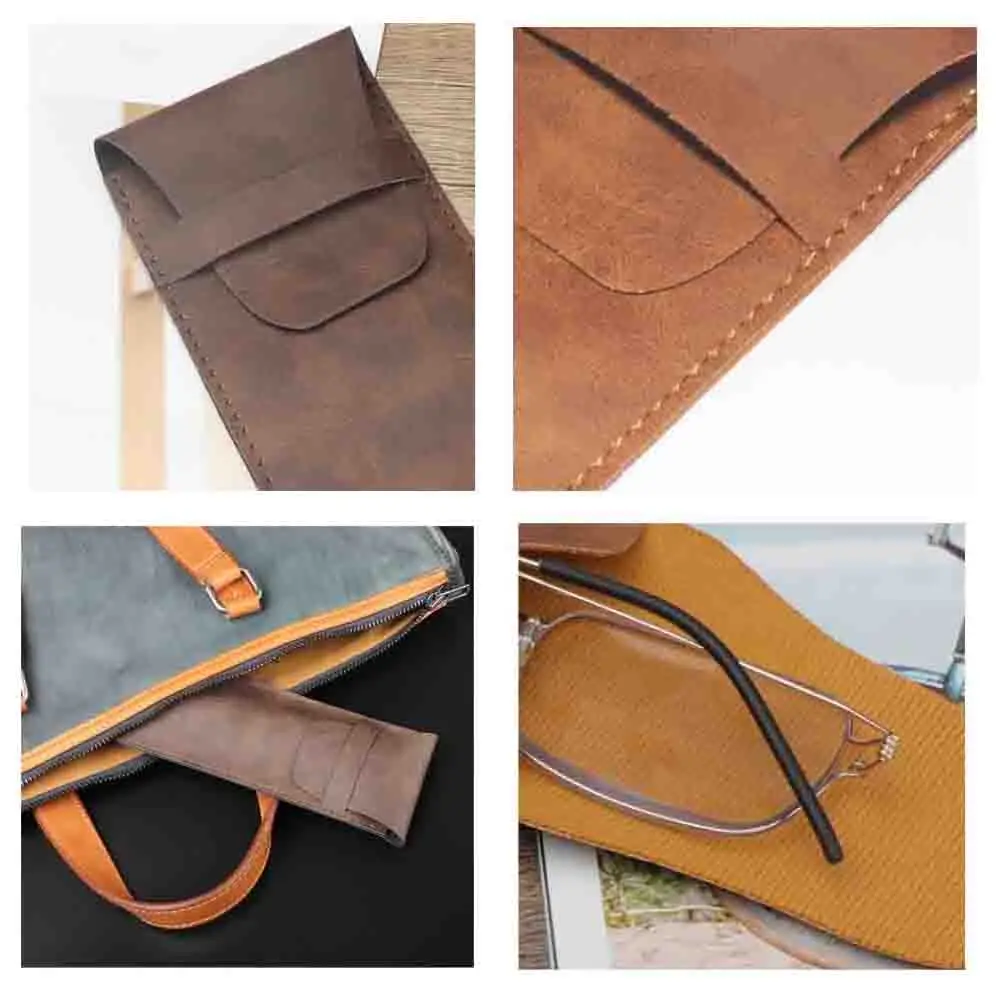 Модный Чехол для очков из искусственной кожи чехол солнцезащитных простой