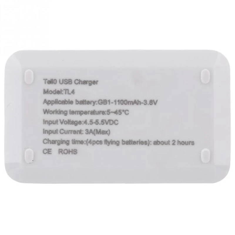 Зарядное устройство USB 4 в 1 зарядный концентратор для нескольких аккумуляторов DJI