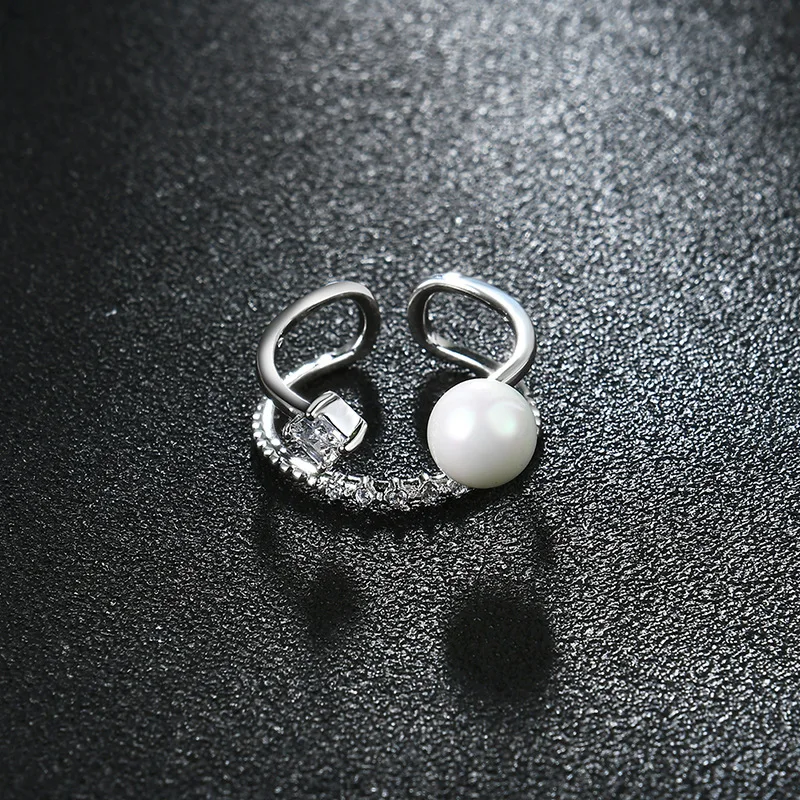 NJ2019 новые модные ювелирные изделия из жемчуга роскошные кольца настоящее