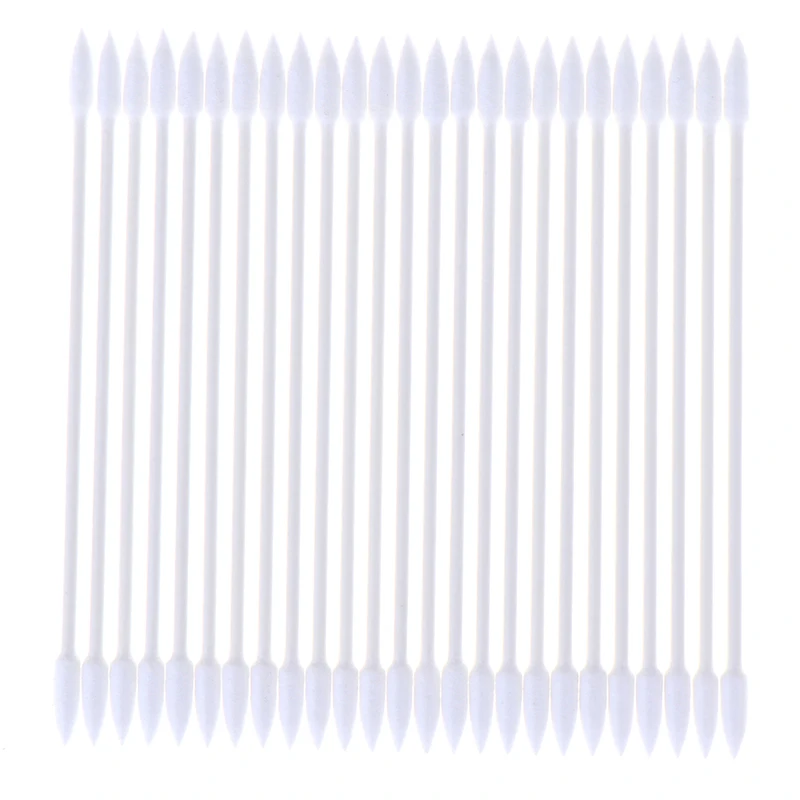 Палочки ватные одноразовые для перманентного макияжа палочки с наконечником 25