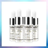 lanbena 24k gold six peptides serum face cream day anti aging wrinkle lift firming whitening moisturizing acne treatment 4pcs