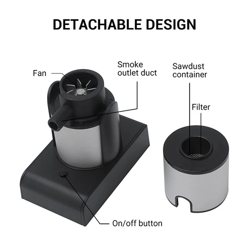 

New Portable Smoker Smoking Tools BBQ Food Wood Chips for Meat Fish Cheese Cocktail