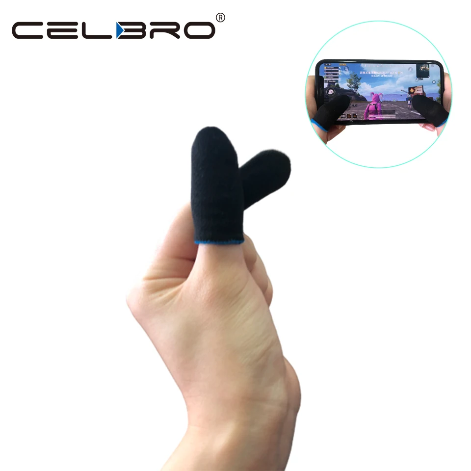 2 шт. игровой контроллер на палец|Сенсорные перчатки для - Цена: 86,46 - 113,24 руб.