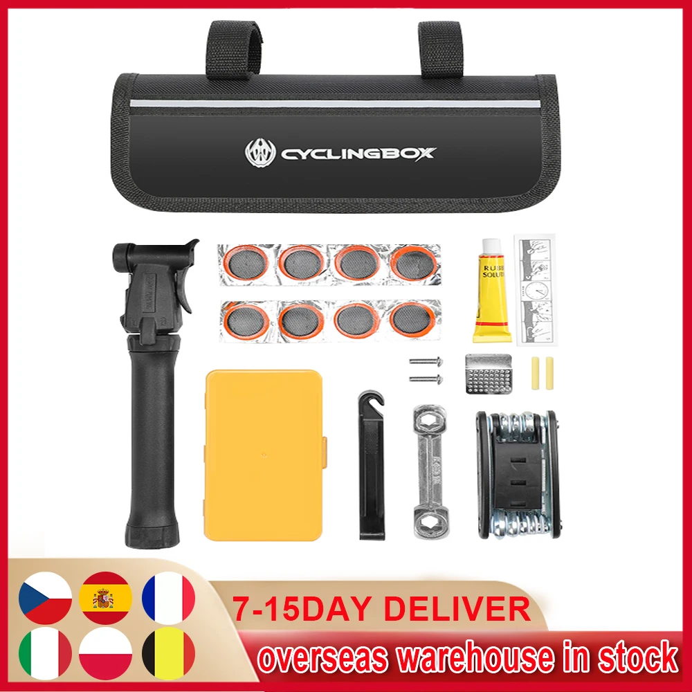 

Набор инструментов для ремонта велосипедных плоских шин