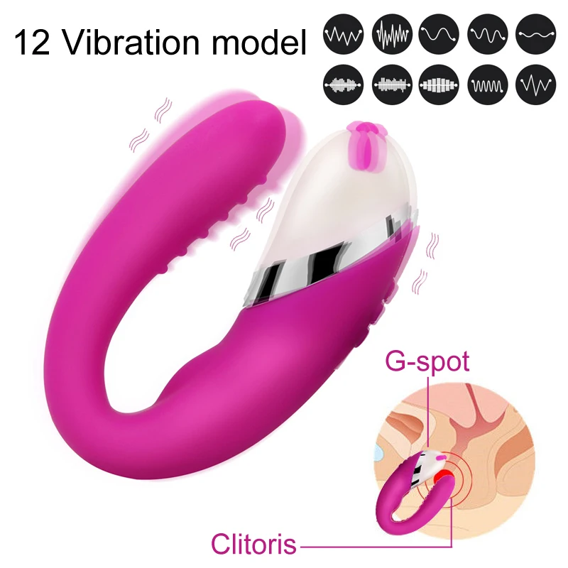 Двойной мотор G Spot вибратор для стимуляции пары секс шопа 12 Скоростей