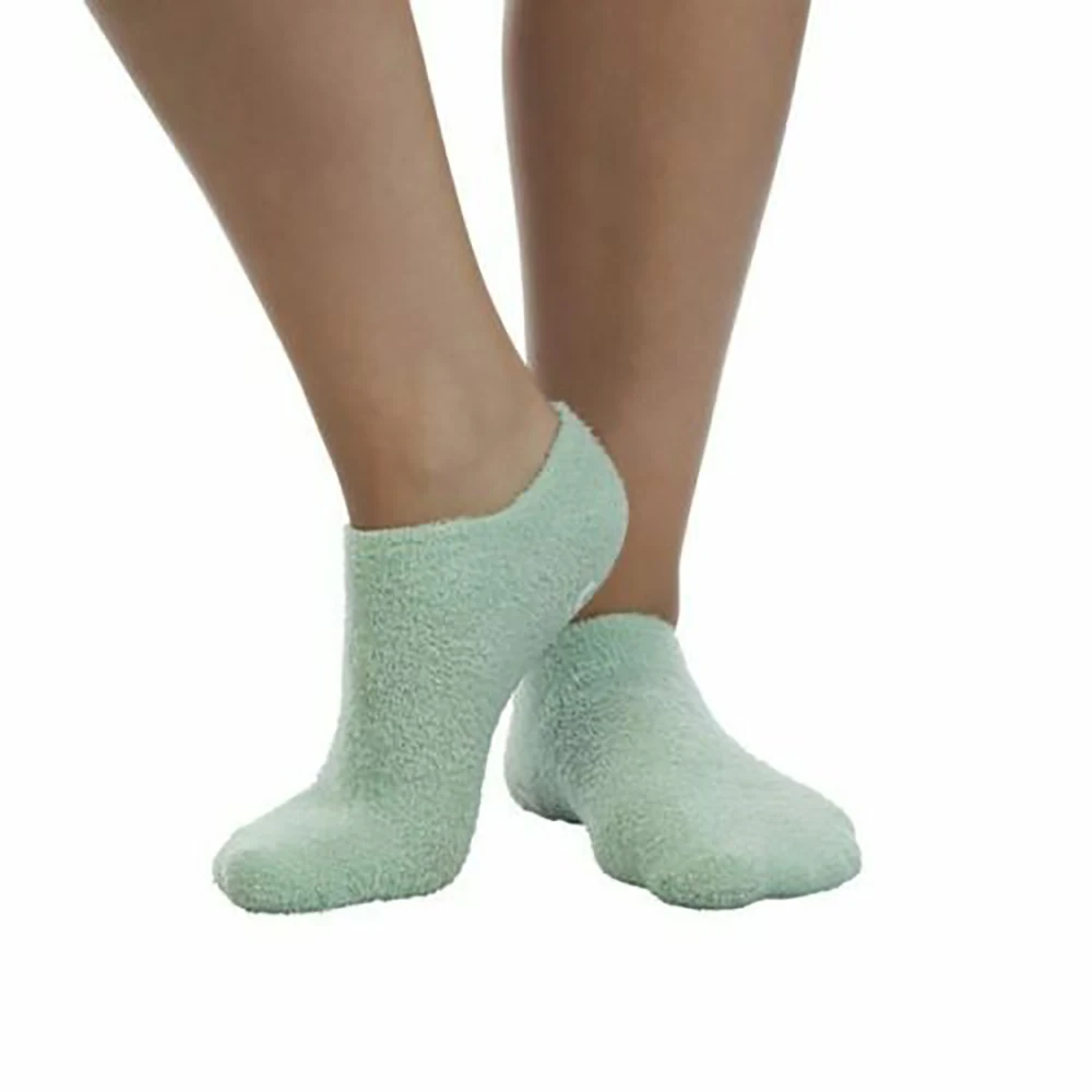 

1 Pair Green Revive Moisturising Gel Socks Whitening Exfoliating Foot Spa Gel Socks Heel Protectors Feet Skin Care