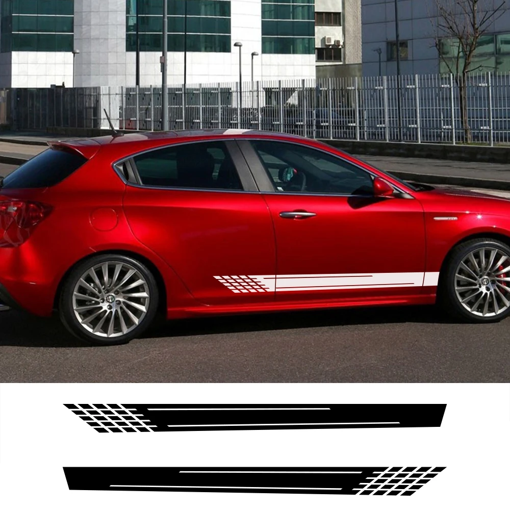 Автомобильные боковые наклейки для Volkswagen VW Audi Ford BMW Toyota Peugeot Mercedes Renault Opel Chevrolet Honda