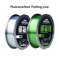 hot sale 1pcs fluorocarbon fishing line carbon fiber leader line fly fishing line pesca super strong monofilament fishing line