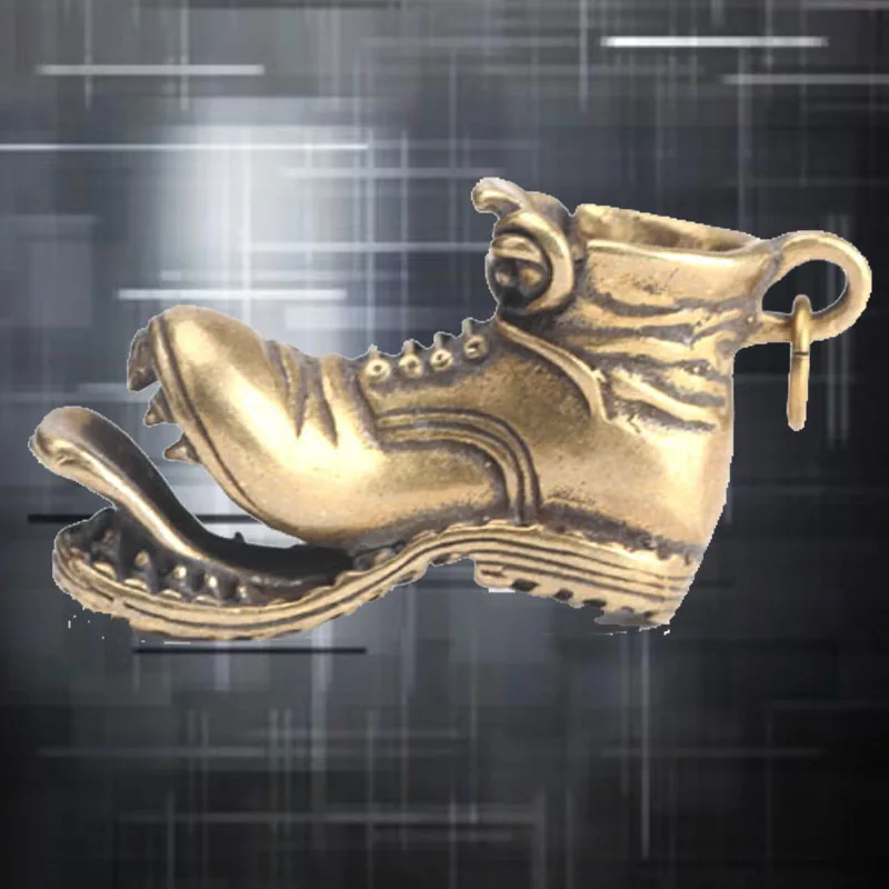 Новинка модный креативный брелок открывающийся из чистой меди в стиле ретро