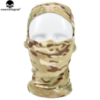 emersongear fleece warmer hood hunting tactical mask half face mask for airsoft combat multicam helmet hood em6631