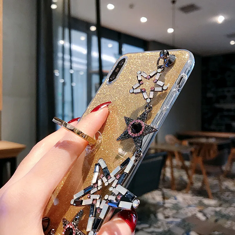 Роскошный блестящий браслет чехол для huawei Y9 Y7 Y6 Y5 Y3 ii премьер-профессионал Enjoy 9 8 Plus P Smart Z чехлы