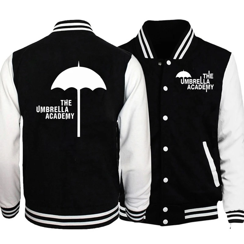 

Мужские Бейсбольные куртки, пальто с зонтиком, одежда для пары, осенне-зимние мужские черные бейсбольные куртки, мужские куртки