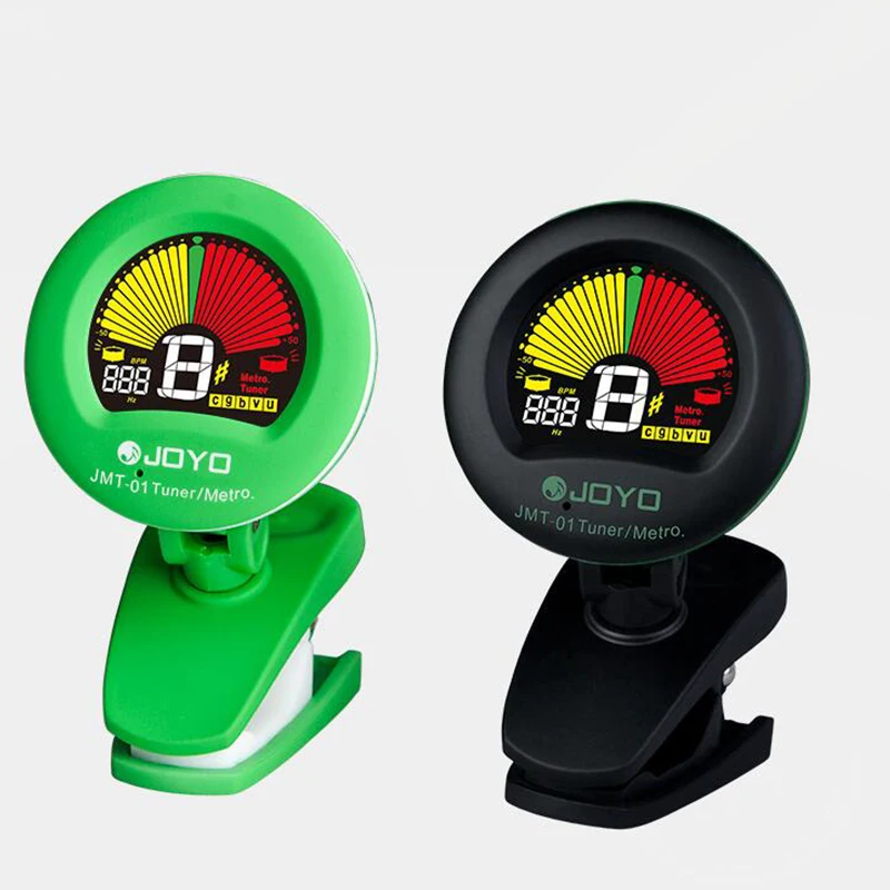 

JOYO Dropshipping Wholesale Guitar Tuner Clip-on Electric Guitar Tuner Clip For Bass Guitar Ukulele Digital Tuners JMT-01