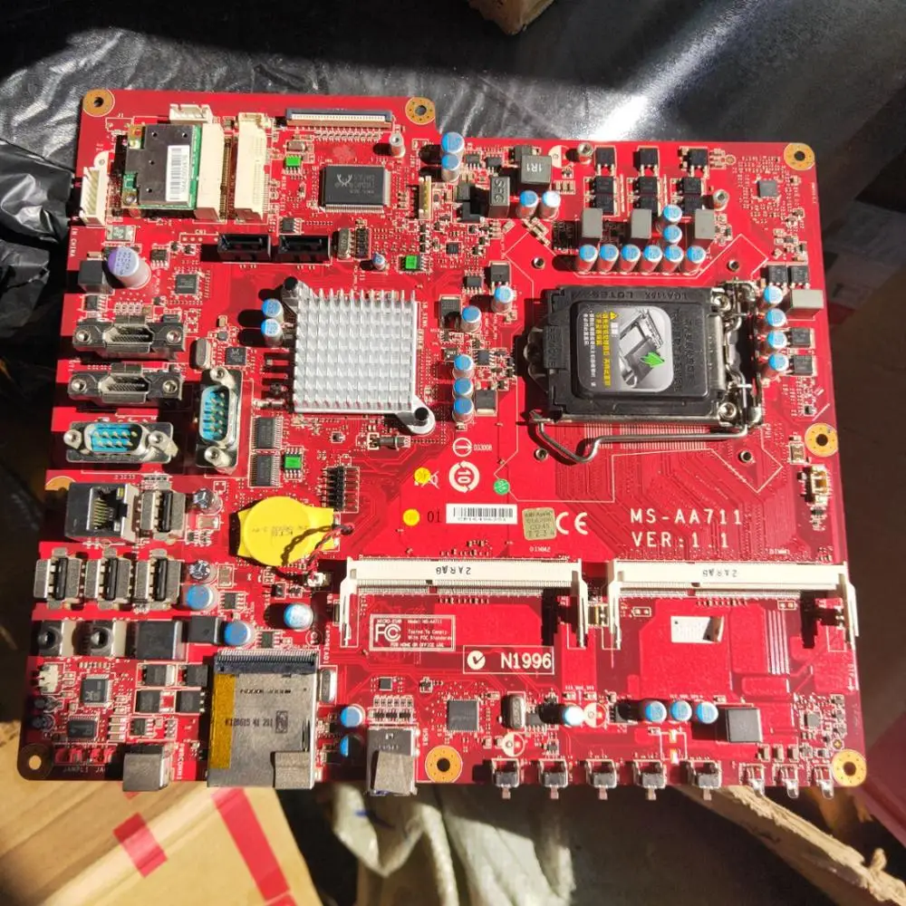 

For MSI AIO MOTHERBOARD MS-AA711 1155 H61 VER 1.1 100% WORK PERFECTLY