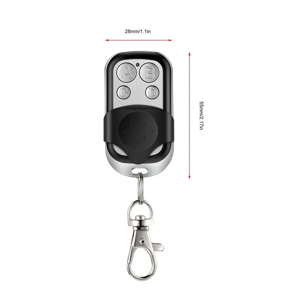 

ABCD Wireless RF Remote Control433 MHz Electric Gate Garage Door Remote Control Key Fob Controller