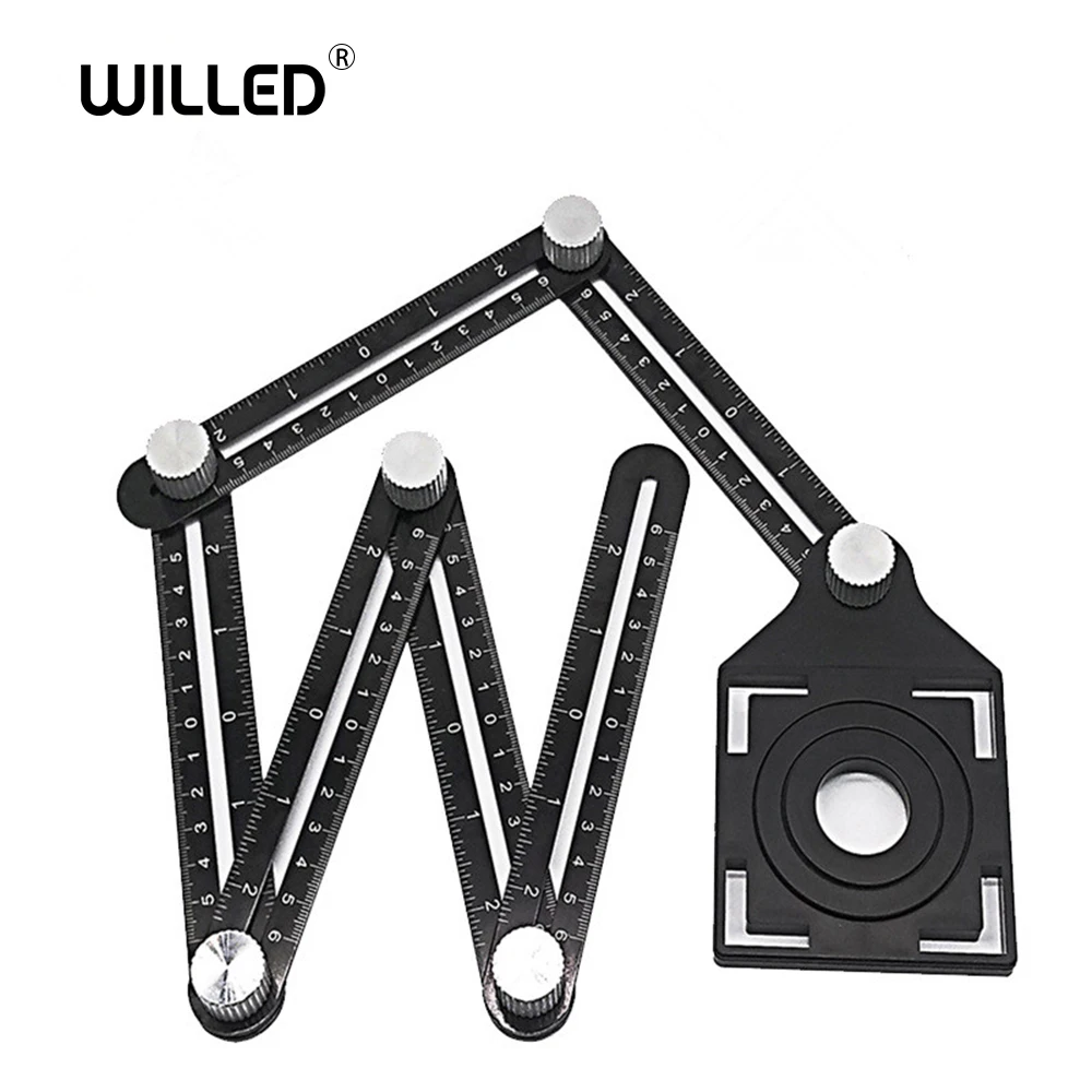 Плитка отверстие локатор отверстия открывалка каменная плитка линейка слайд