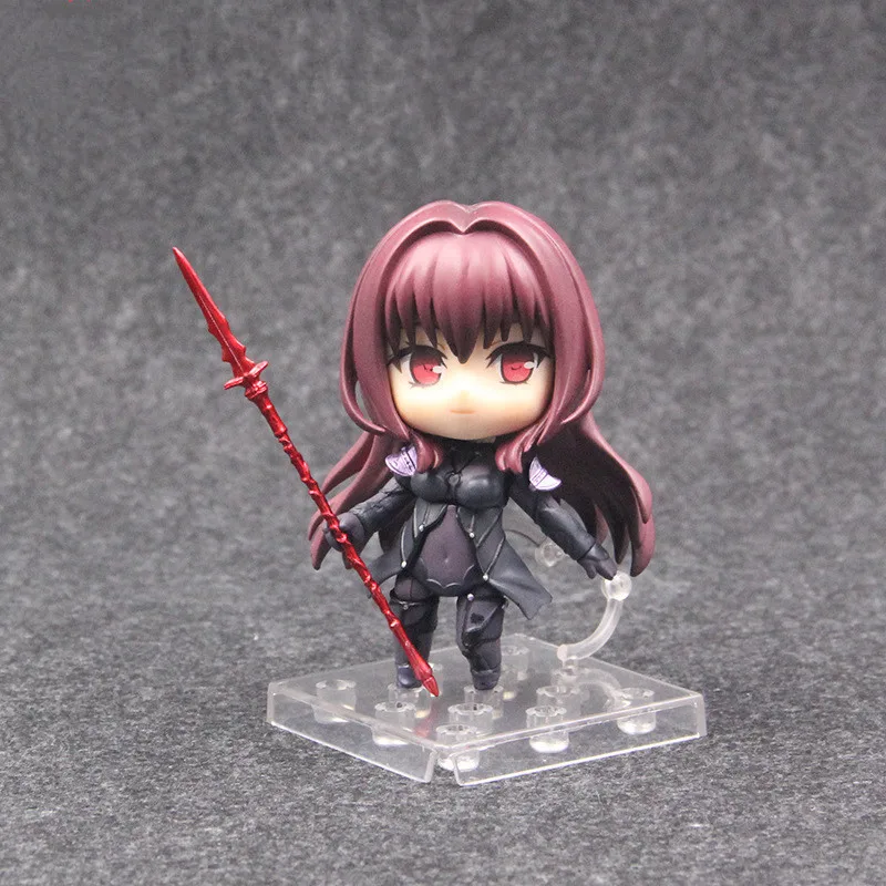 Huong аниме 10 см Fate Grand Order Lancer Scathach 743 ПВХ фигурку Модель Коллекционная игрушка Brinquedos