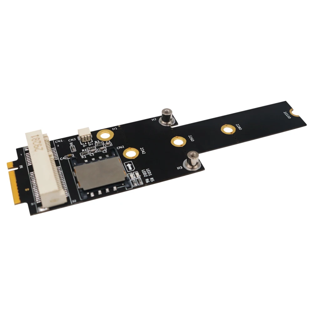 Mini PCI E к M.2 адаптер NGFF M Ключ конвертер Модуль карты с слотом для sim WiFi/WWAN/LTE|Платы
