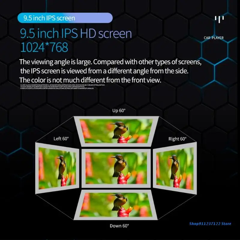 

P82B Car Multi-media Player High Definition Double Din Carplay Mp5 FM Radio Display