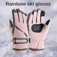 ski woman glove ultralight waterproof winter warm gloves mobile phone touch screen skiing gloves motorcycle riding snow gloves