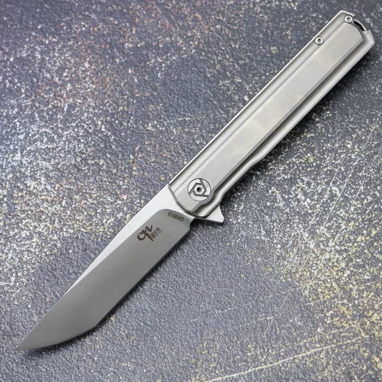 gray CH3513 шарикоподшипник складной нож M390 лезвие титановая ручка Открытый Отдых Охота Тактические карманные Фруктовые Ножи EDC инструменты - Цвет: gray