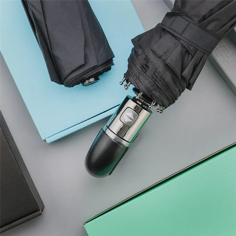 Gental автоматический зонт в британском стиле от дождя женский с изогнутой ручкой