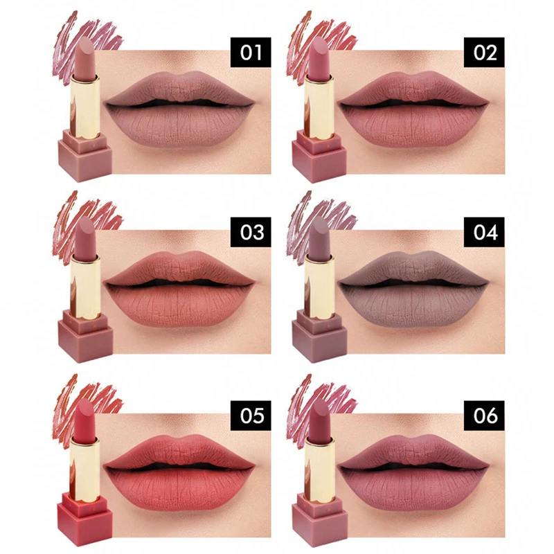Брендовая женская мода 12 шт. ультра бархатная матовая губная помада набор