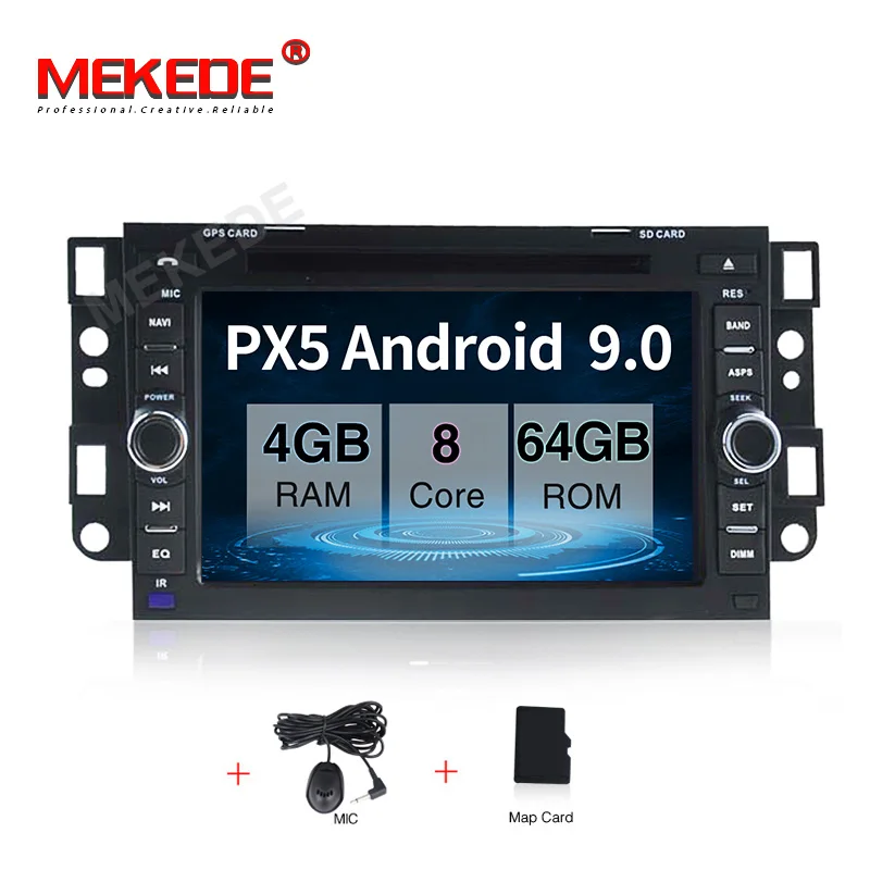 64G car dvd 4G ram HD Android 9,0 автомобильный dvd-плеер для Chevrolet Epica Captiva Lova Aveo Spark Optra Holden gps 2 Din радио мультимедиа стерео - Цвет: 64G car dvd