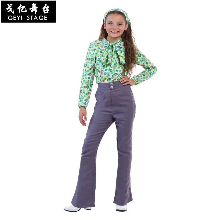 Костюм для девушки в стиле хиппи