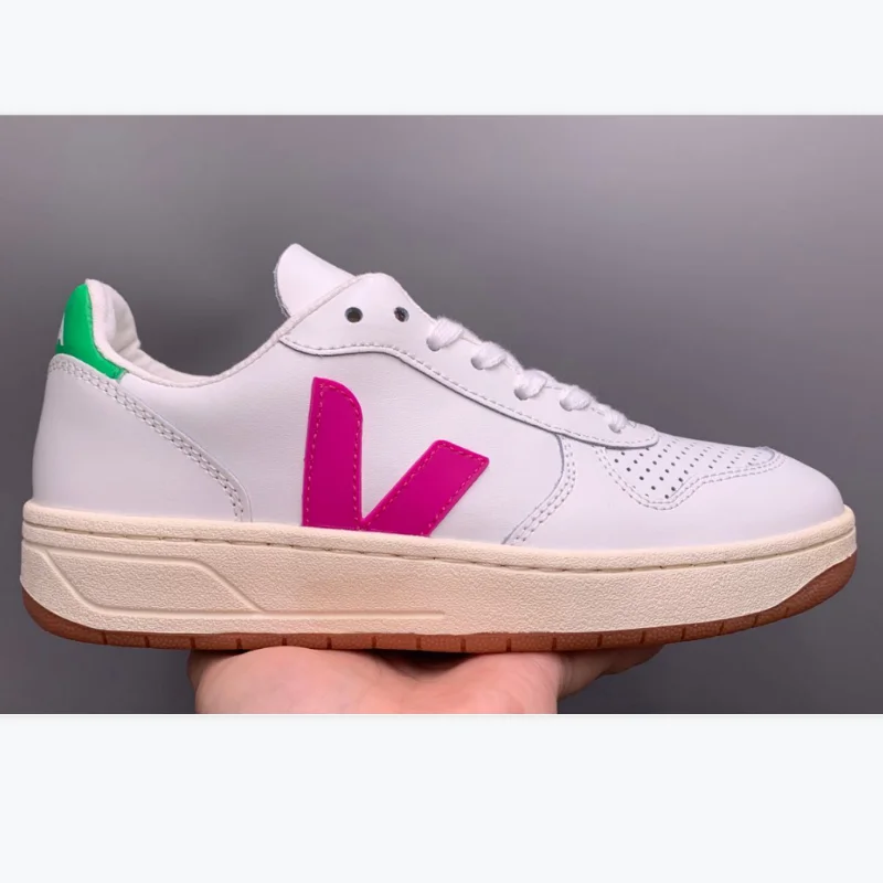 

VEJA Classic Wearable Breathable Women Men Walking Shoes Four Seasons Fashion High Quality White Purple Green Couples Sneakers