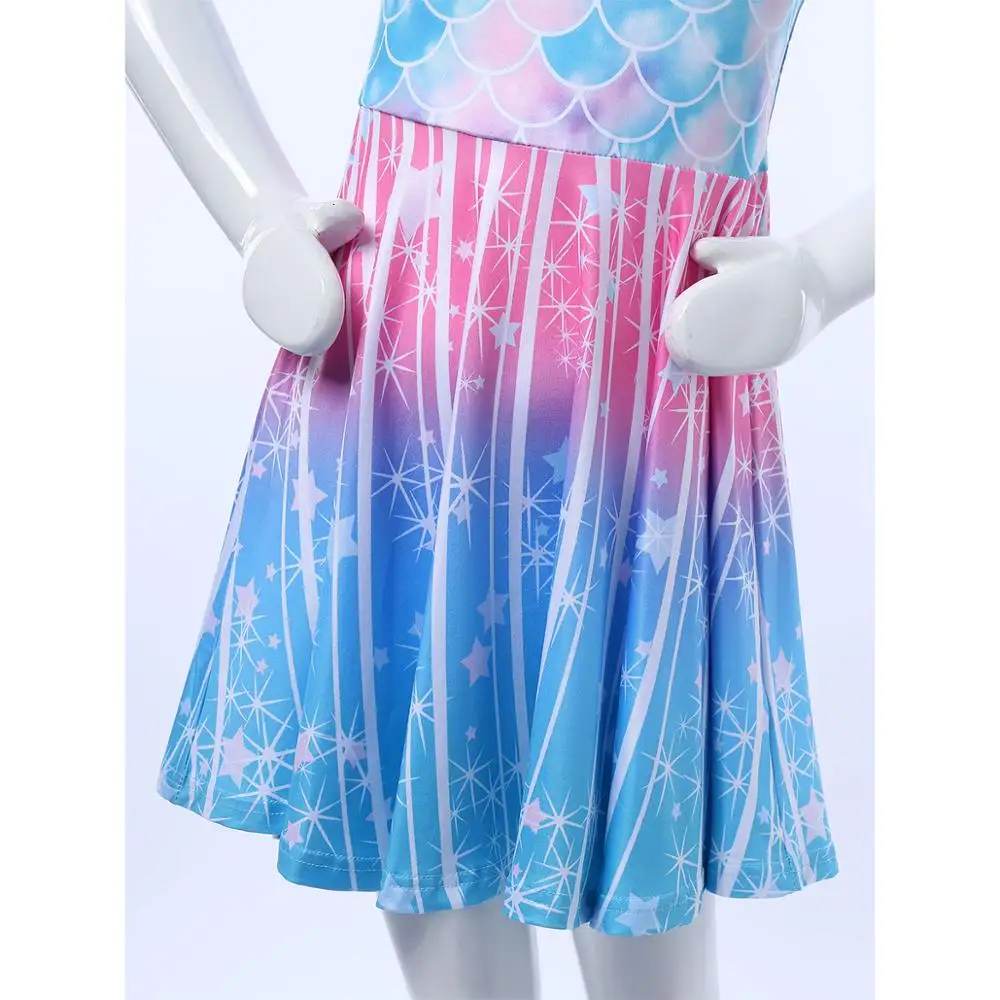 Детское платье Русалка для девочек праздничное принцессы на день рождения