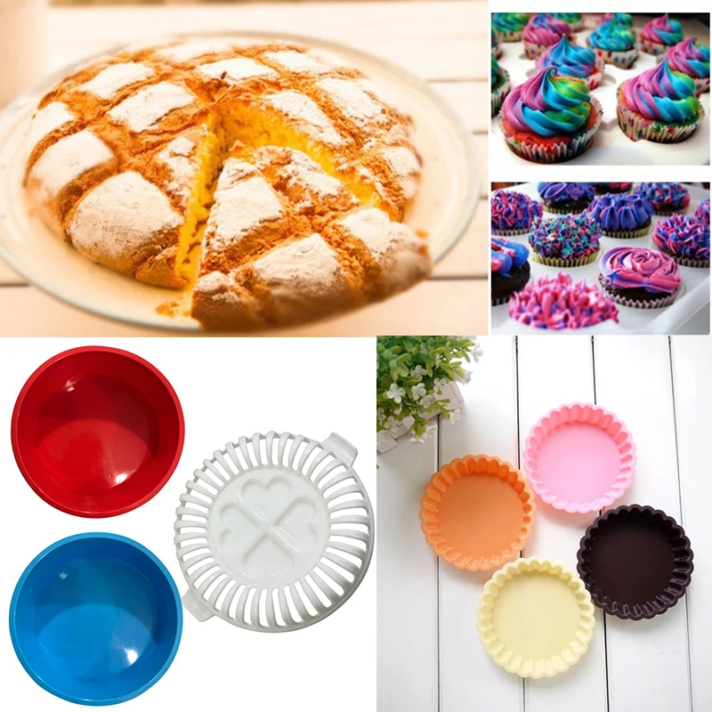 6 дюймовая силиконовая круглая форма для пудинга декоративная сковорода