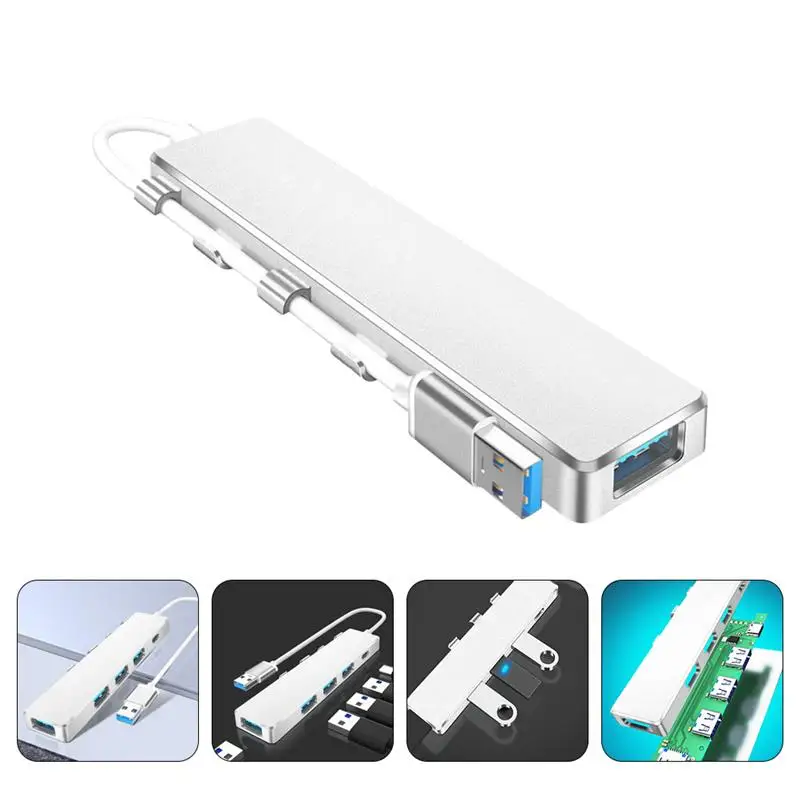 

1pc Practical Multi-function Creative USB Hub Expansion Transfer Adapter Data Hub